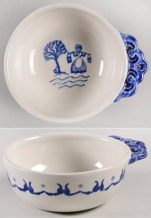 Provincial Blue Individual Open Soup