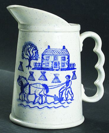 Provincial Blue 24 Oz Pitcher by Metlox - Poppytrail - Vernon