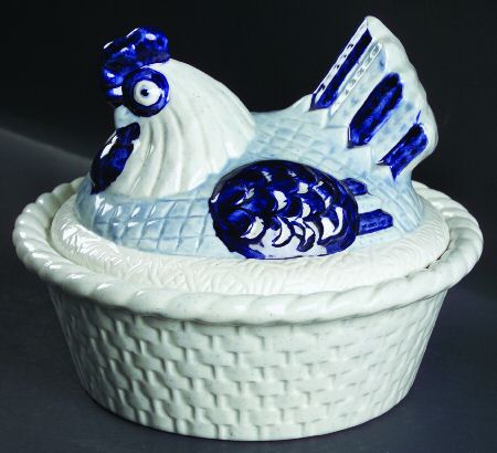 Provincial Blue 1.25 Qt Round Covered Casserole