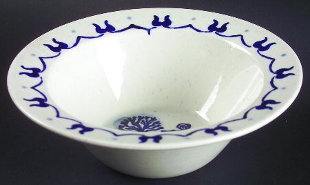 Provincial Blue Rim Cereal Bowl