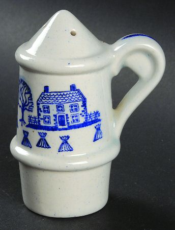Provincial Blue Condiment Set, Pepper Only