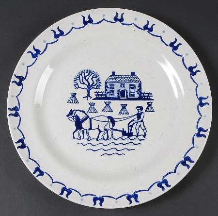 Provincial Blue 12" Chop Plate (Round Platter)