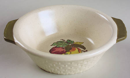 Provincial Fruit Green 8" Round Vegetable Bowl