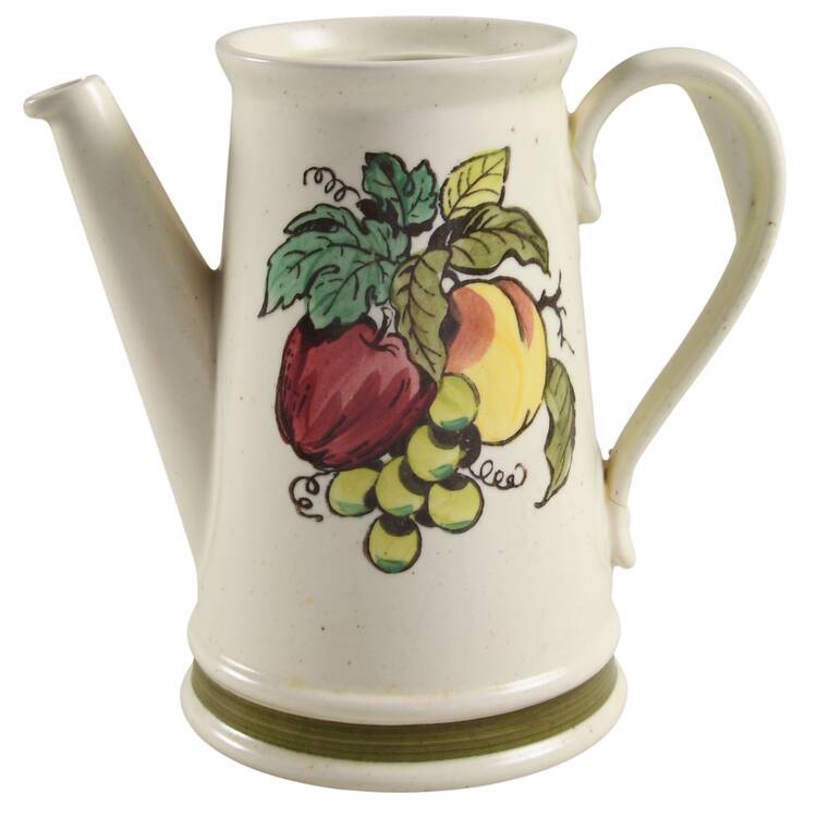 Provincial Fruit Green Coffee Pot No Lid