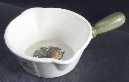 Provincial Fruit Green Gravy Boat