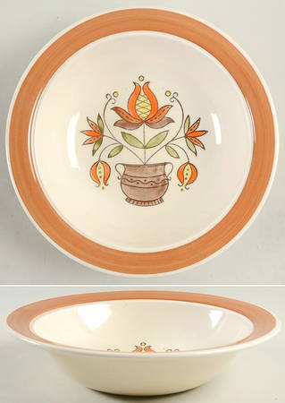 Provincial Flower 10" Round Vegetable Bowl