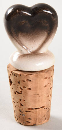 Provincial Rose Stopper for Vinegar/Oil