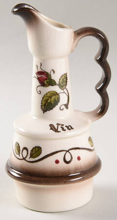 Provincial Rose Vinegar No Stopper for Condiment Set