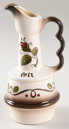 Provincial Rose Oil No Stopper for Condiment Set