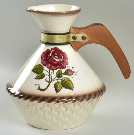 Provincial Rose Open Carafe by Metlox - Poppytrail - Vernon