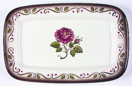 Provincial Rose 12" Oval Serving Platter