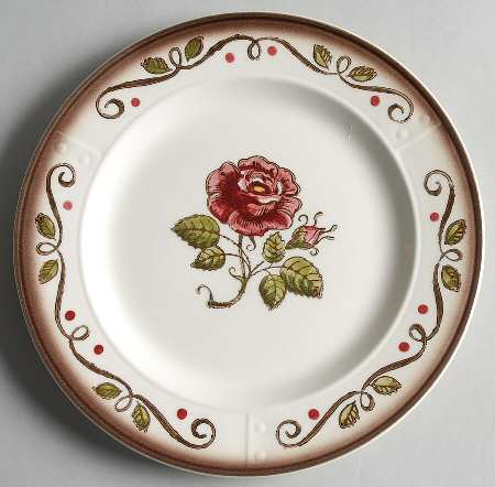Provincial Rose Salad Plate