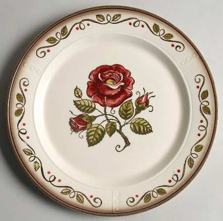 Provincial Rose 12" Chop Plate (Round Platter)