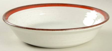 Primary Red Coupe Soup Bowl