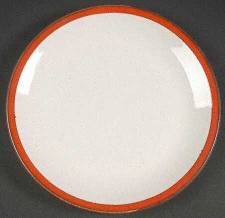 Primary Red Bread & Butter Plate