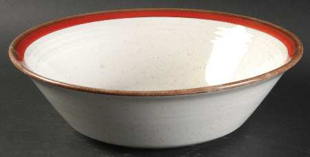 Primary Red 9" Round Vegetable Bowl