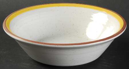 Primary Yellow Coupe Cereal Bowl