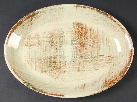 Raffia 13" Oval Serving Platter