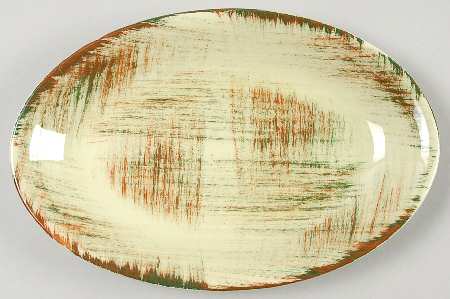 Raffia 9" Oval Serving Platter