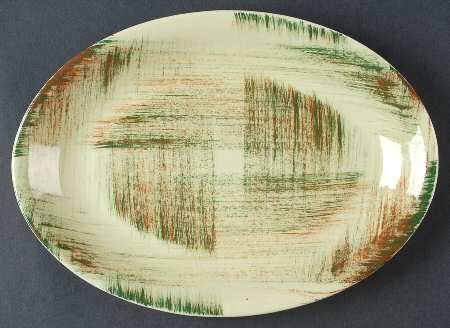 Raffia 11" Oval Serving Platter