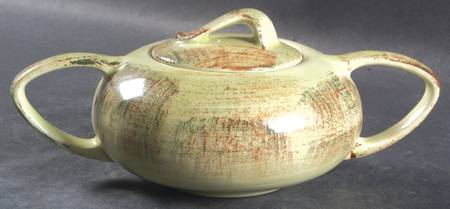 Raffia Sugar Bowl & Lid