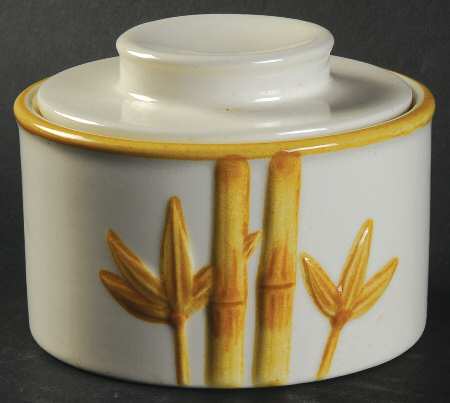 Rattan Sugar Bowl & Lid