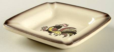 Red Rooster Small Ashtray