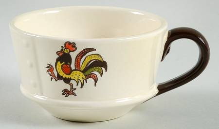 Red Rooster Flat Cup