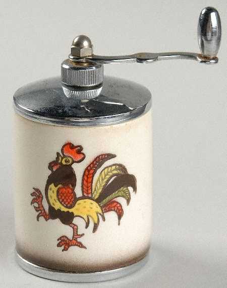 Red Rooster Pepper Mill