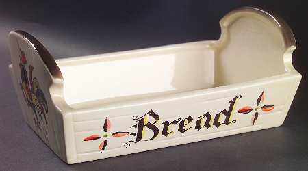Red Rooster Bread Tray