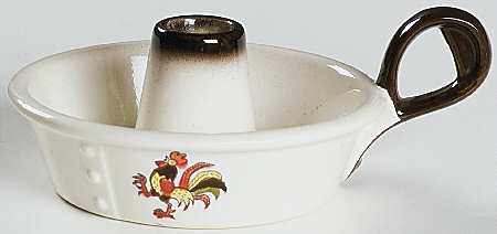 Red Rooster Candleholder