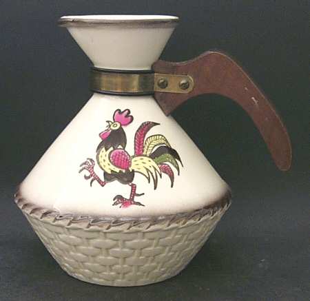 Red Rooster Carafe No Lid
