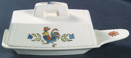 Rooster Bleu 1/4 Lb Covered Butter