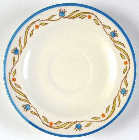 Rooster Bleu Saucer