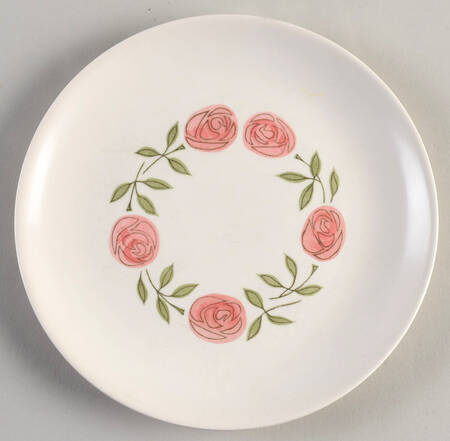 Rose A Day Salad Plate