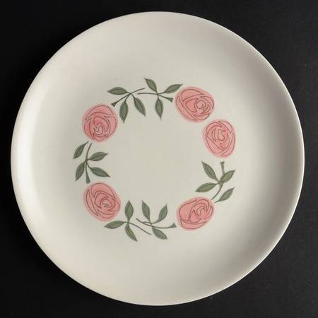Rose A Day Salad Plate
