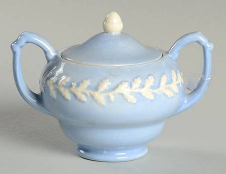 Royal Oak Blue Sugar Bowl & Lid