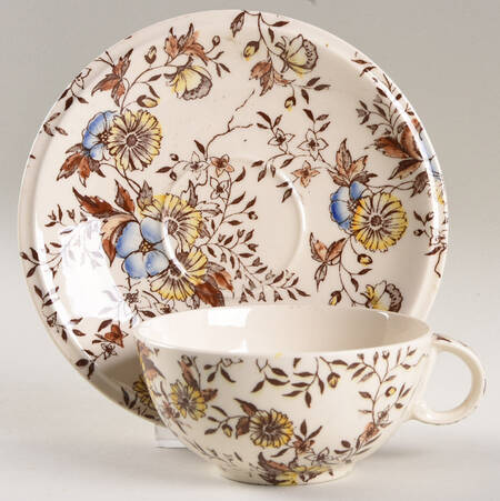 Santa Barbara Flat Cup & Saucer Set