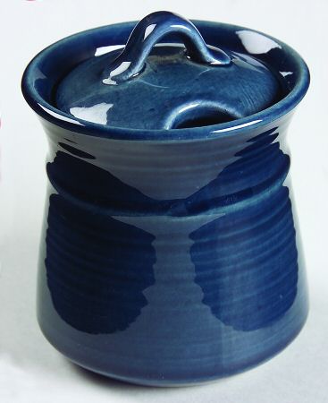 San Clemente Laguna Blue Sugar Bowl & Lid
