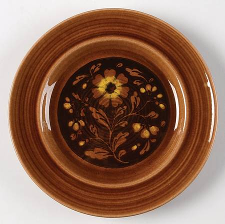 San Clemente Hacienda La Casa Brown Salad Plate
