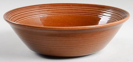 San Clemente Hacienda La Casa Brown 9" Round Vegetable Bowl