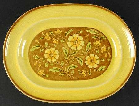 San Clemente Spanish Yellow 13" Oval Serving Platter