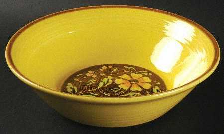San Clemente Spanish Yellow 9" Round Vegetable Bowl