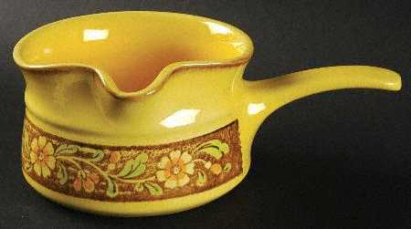 San Clemente Spanish Yellow Gravy Boat