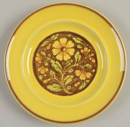 San Clemente Spanish Yellow Salad Plate