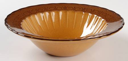 San Fernando Gold 8" Round Vegetable Bowl