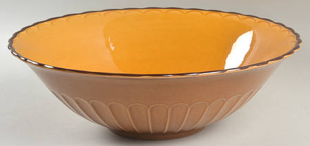 San Fernando Gold 12" Large Salad Serving Bowl