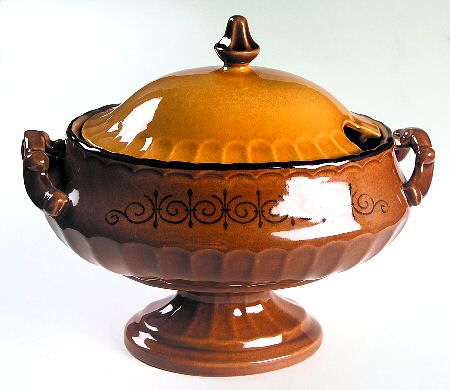 San Fernando Gold Tureen &  Lid