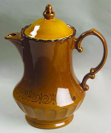 San Fernando Gold Coffee Pot & Lid