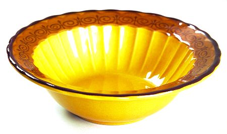 San Fernando Gold Rim Cereal Bowl